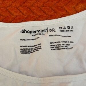 Shapermint Essentials White Tank Top